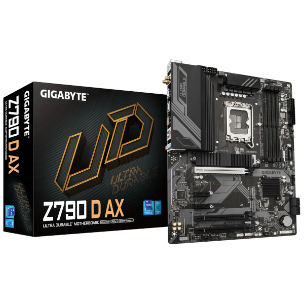 Matična ploča GIGABYTE Z790 D AX - Supports Intel Core 14th Gen CPUs, 12+1+1 Phases Digital VRM, up to 7600MHz DDR5 (OC)-10